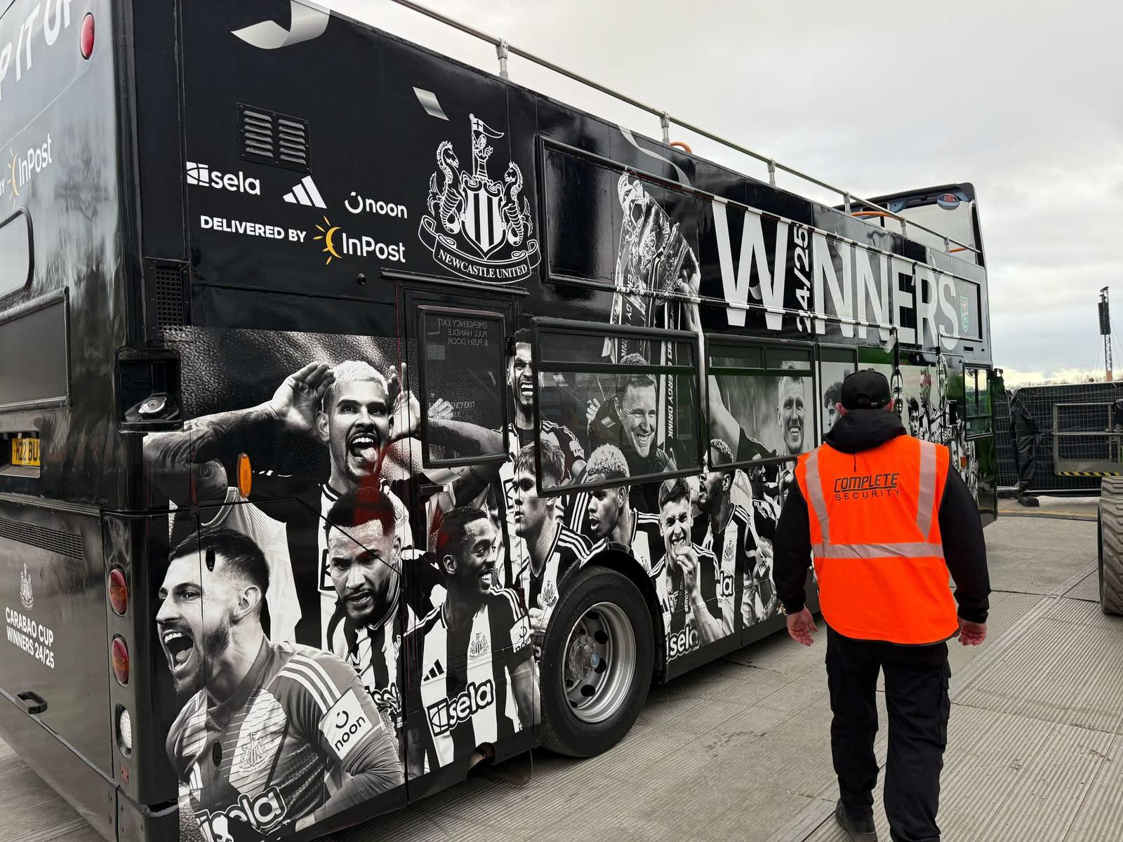 Stadium security professionals